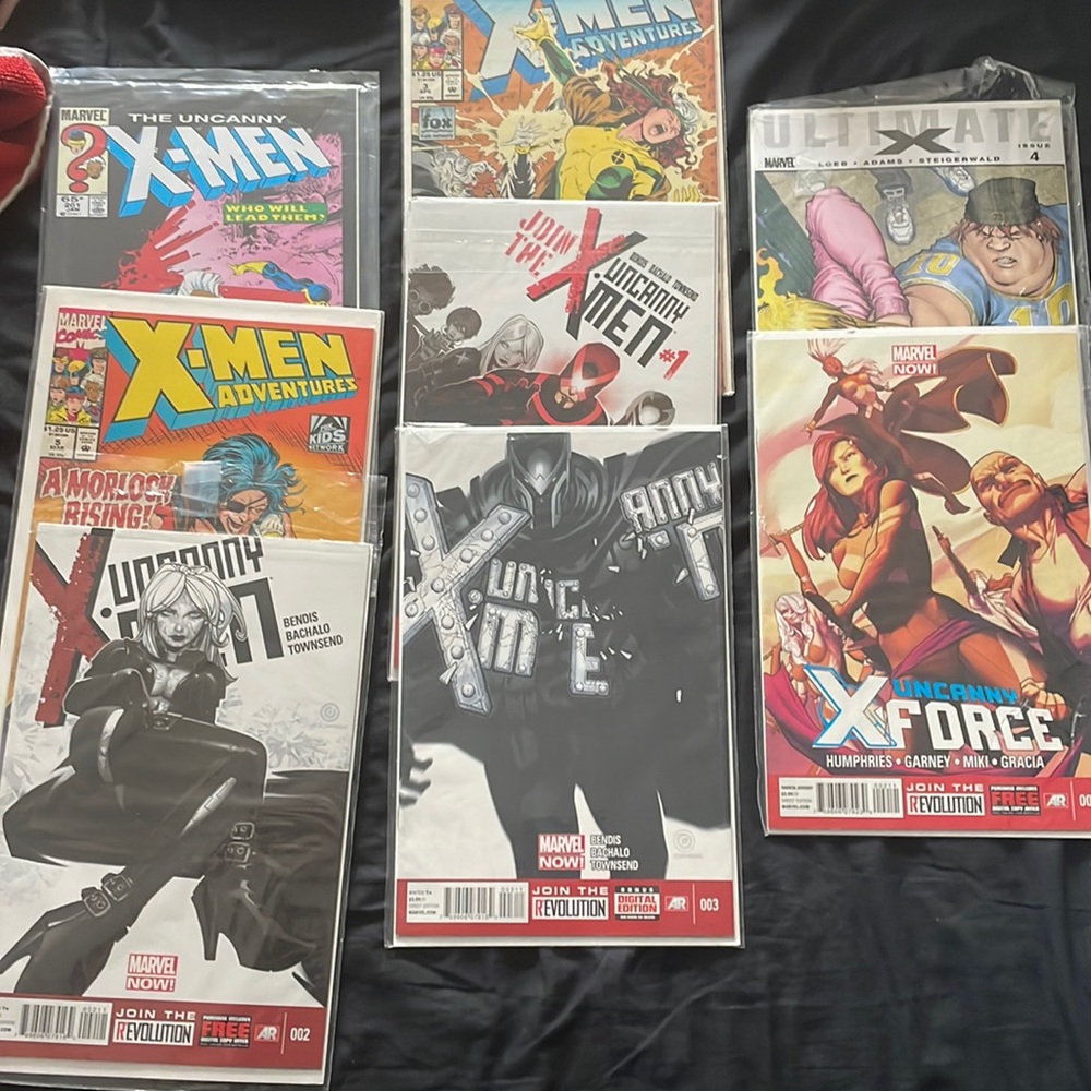 Marvel comics x-men 10 comic book lot w/ 2 bonus comic